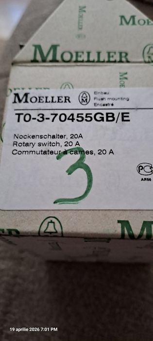Moeller comutator pachet cu came 16 A
