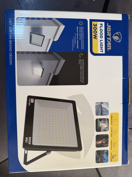 Proiector LED Jortan 300W IP67 Exterior, Lumina Rece, Nou