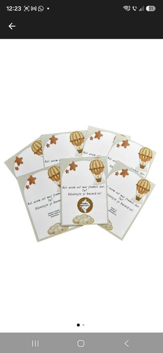 Lozuri botez pentru invitati