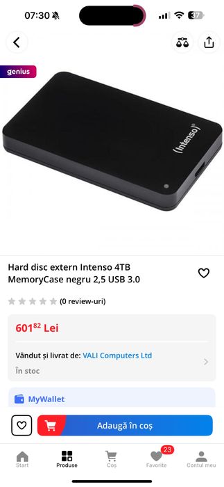 Hard Extern 4 TB ( nu Asus, nu Lenovo, nu Dell, nu Acer)
