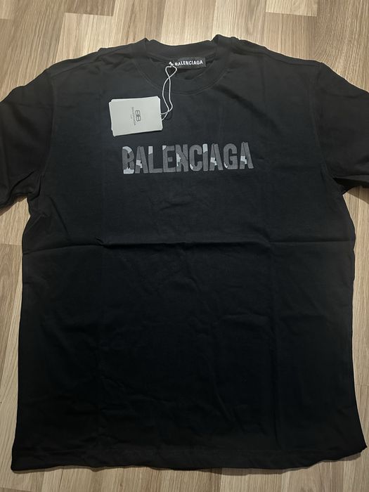 Тениска BALENCIAGA - черна