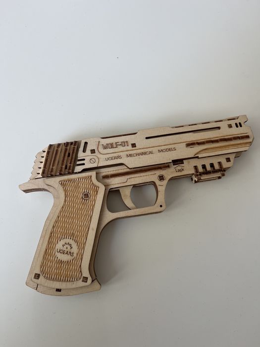 Puzzle 3D UGEARS Pistol