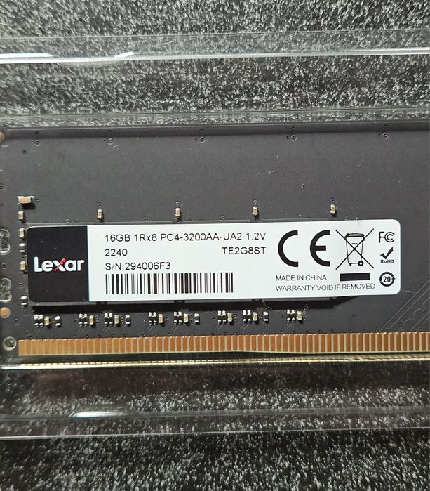 Оперативка Lexar DDR4 16Gb 3200Mhz