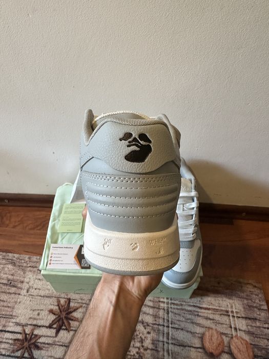 OFF-White Out Of Office OOO Low Tops Grey White