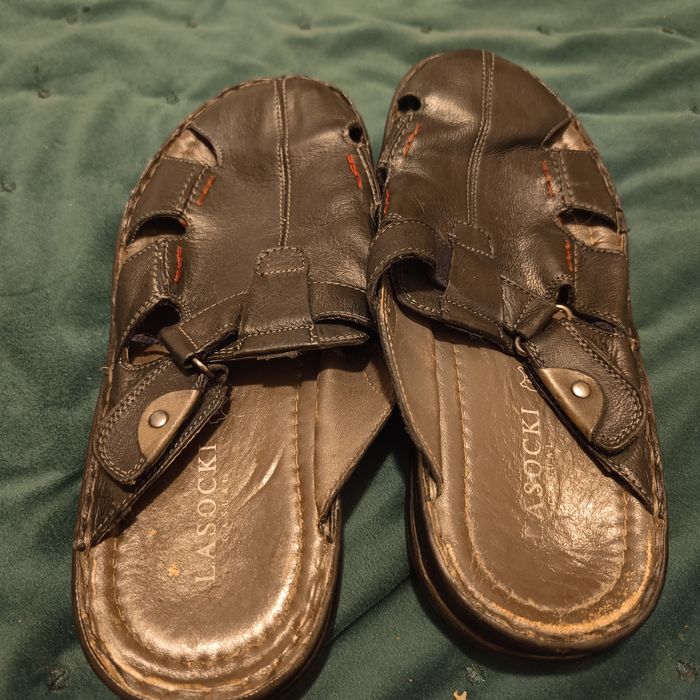 Papuci casual de piele naturala La shocki 41