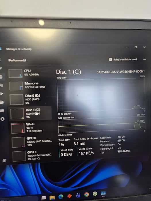 Vand Laptop Gaming Omen I5-9300H, GTX 1650 4GB, 16 RAM, SSD