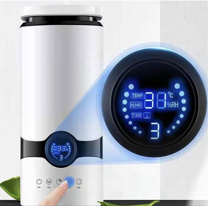 Umidificator automat cu aromaterapie, Higrometru si telecoamnda