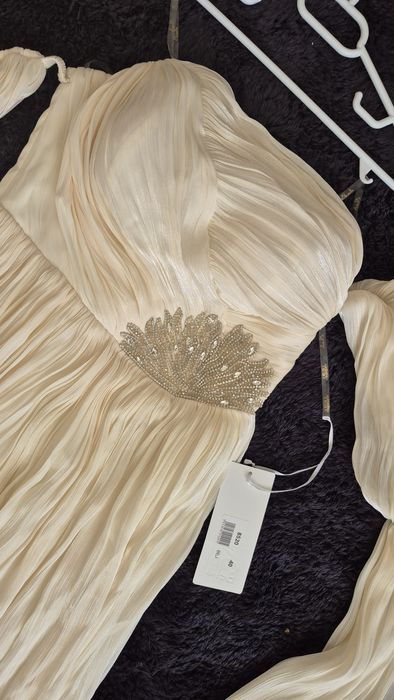 Rochie eleganta crem