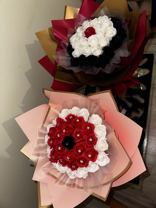 Buchete trandafiri sapun