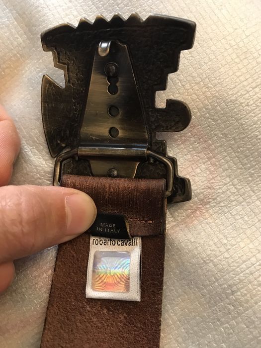 Curea piele Roberto Cavalli -originala,holograma