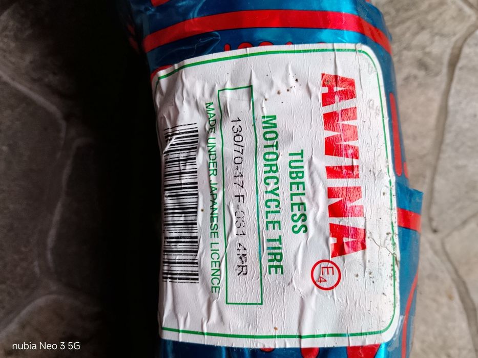 Vând cauciuc moto nou nouț nefolosit