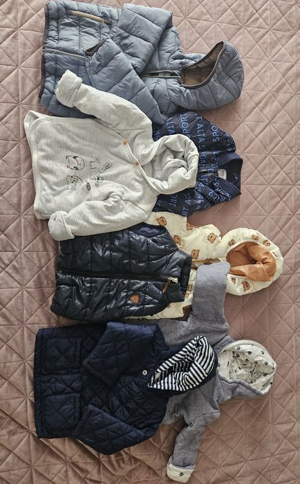 Сет якета и елечета за момче от 9 до 18 месеца
