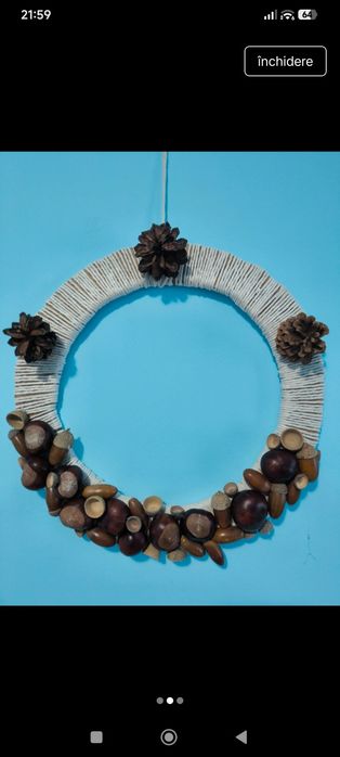 Coronita de toamnă handmade