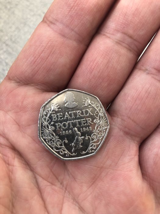 Beatrix Potter-50pence(Юбилейна)
