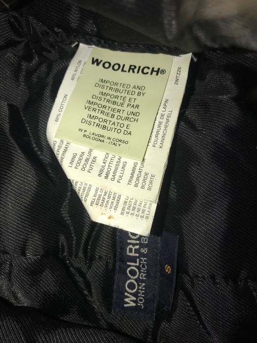 Woolrich căciula -blana naturală