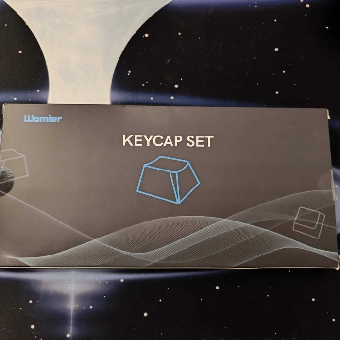 Set taste keycaps iluminate shine through