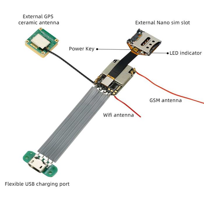 Micro GSM tracker Topin ZX310, Modul PCBA pentru TV Laptop Telefon etc