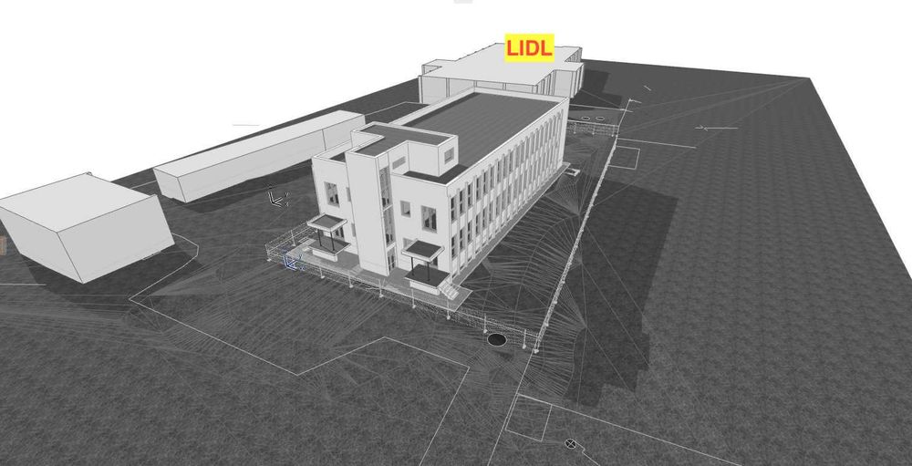 Cladire industriala 3 etaje - 1670m2, linga Lidl  Onesti