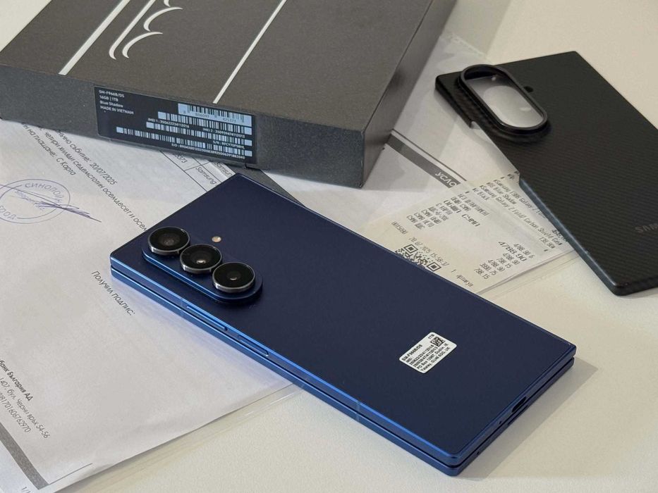 Бартер! 24м.Гаранция! 1TB/16GB Samsung Galaxy Z Fold 7 Blue Shadow (Син)