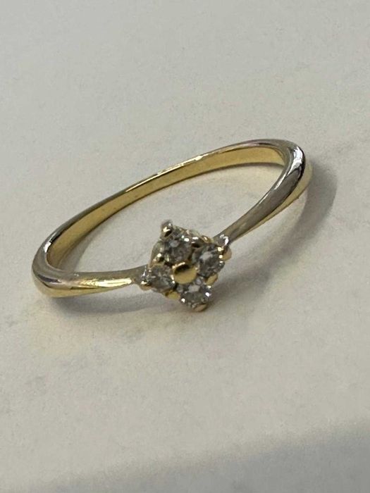 Verigheta Tiffany & Co.de 6g si inel cu diamante ambele 18k marimea 50