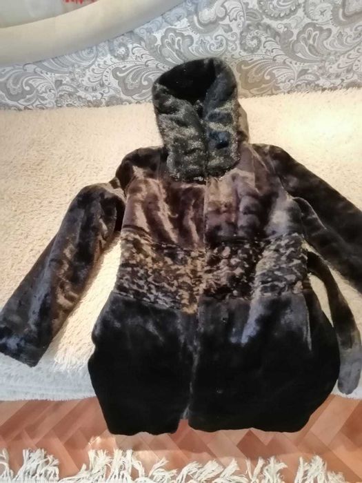 мутоновая шуба  размер 42-44