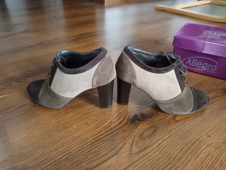 Pantofi piele întoarsă - măr 37 - transport gratuit