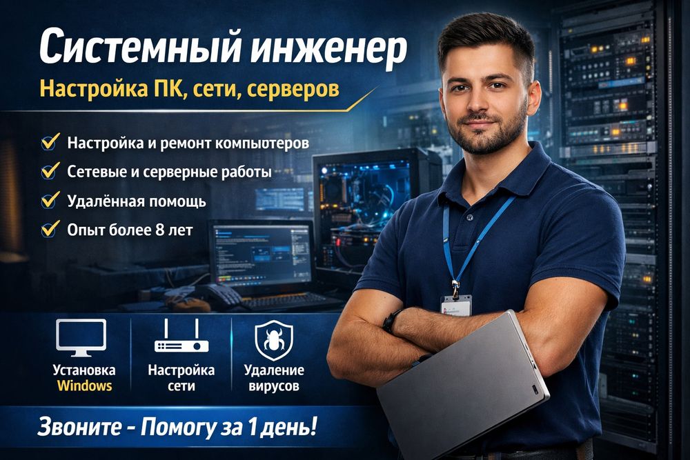 Профессиональная IT-помощь для дома и бизнеса