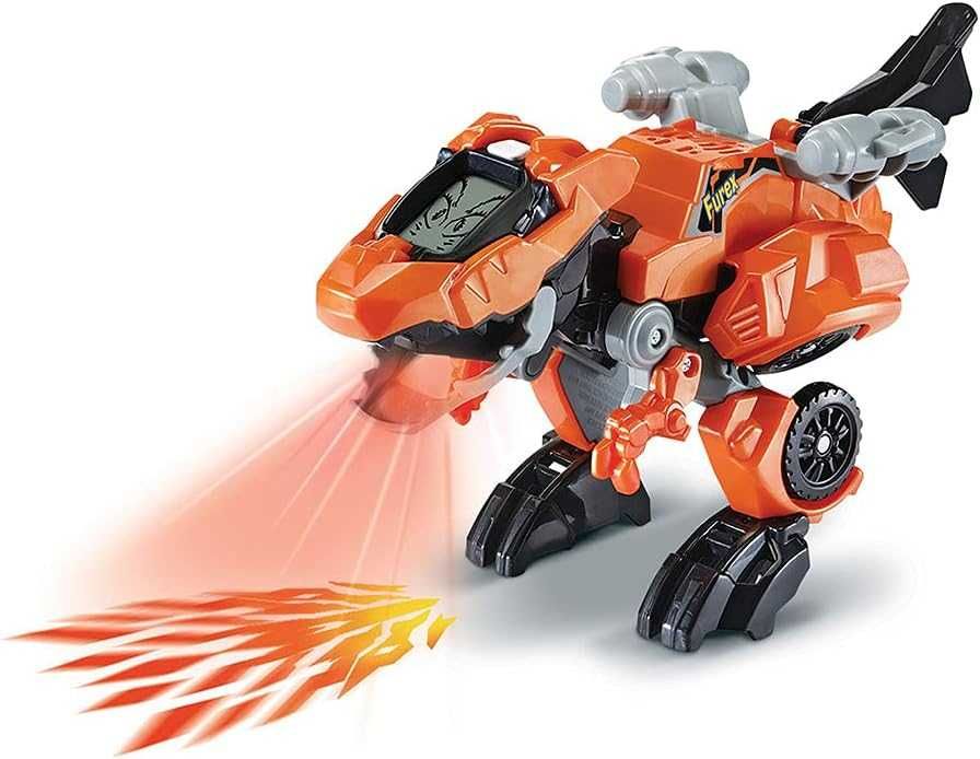 VTech Switch & Go Dinos Fire, динозавър със звук Furex, Super T-Rex