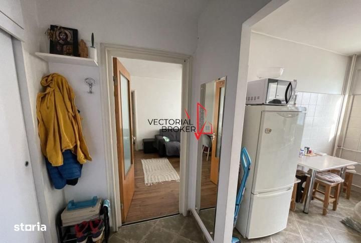 2 camere, semidecomandate, et.5, mobilat si utilat, Basarabia- Diham