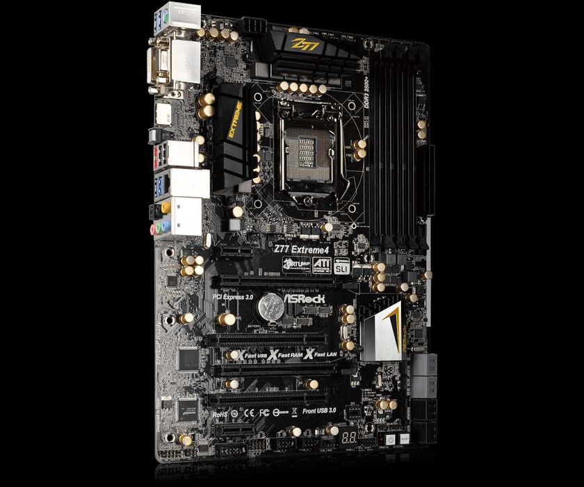 ASRock Z77 Extreme 4 DDR3 1155 soket holati ideal + Garantiya