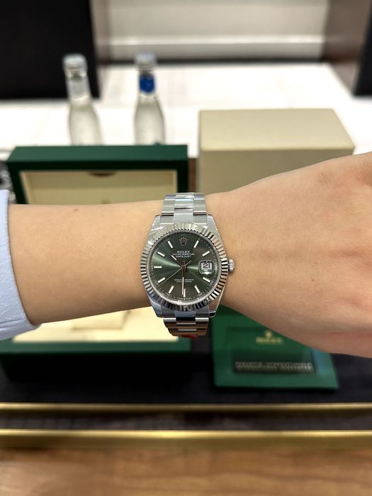 NEW Rolex Datejust 41mm Steel and White Gold 126334