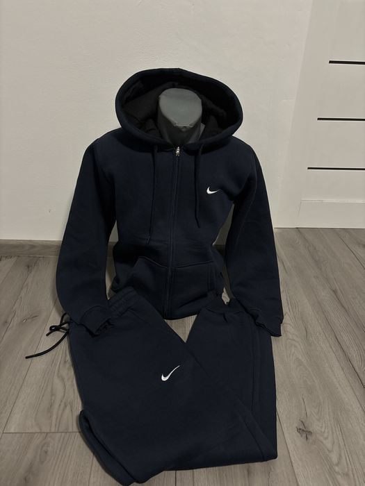 Trening Nike Bărbați Bleumarin cu Fermoar – Bumbac 100%