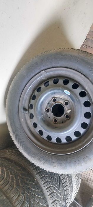 Set 4 cauciucuri+jante 195x65R15 Mazda+Mercedes+Renault