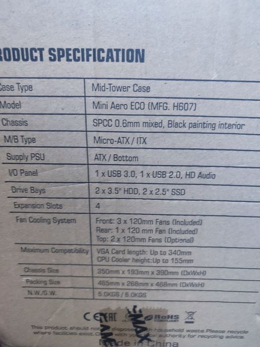 Ryzen 5 3400g, 1tb + 512gb, 16gb RAM, Vega 11