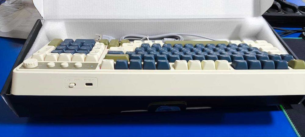 Клавиатура AULA S99 мембранная беспроводная оригинал   RUS/ENG  3в1