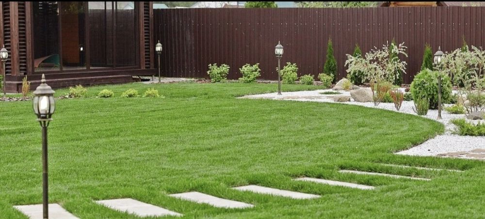 Стильный газон под ключ