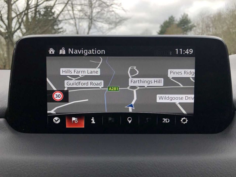 Card harti navigatie pentru sistemul Mazda Connect cu Touchscreen
