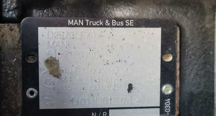 Motor complet D2676 LF79 MAN TG3/TGS/TGX - Piese de motor MAN