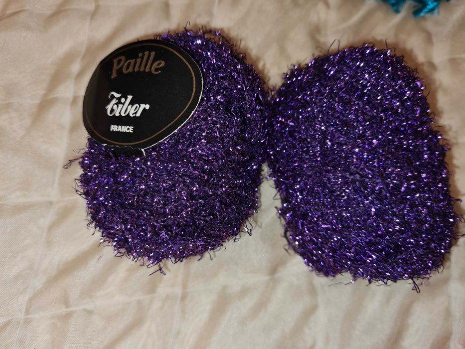 прежда  букле памучна мохер