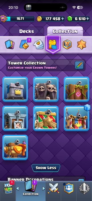 ТОП АККАУНТ Clash Royale арбалет 16 лвл