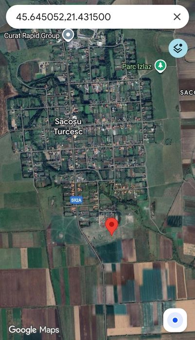 Vând teren 15 minute de Moșnița Nouă