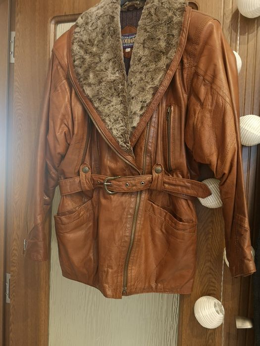 Яке от естествена кожа