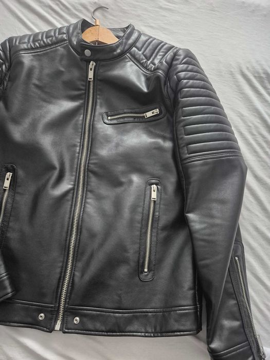 Мъжко кожено яке Zara