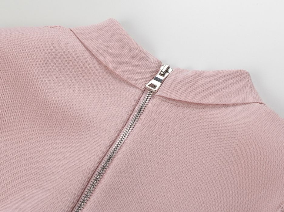 Дамска Официална Рокля в Розов Цвят