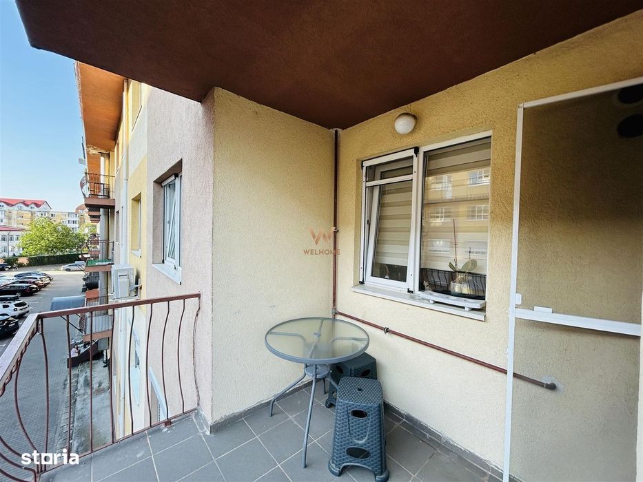 Apartament mobilat si utilat, 3 camere, balcon, zona Rahova