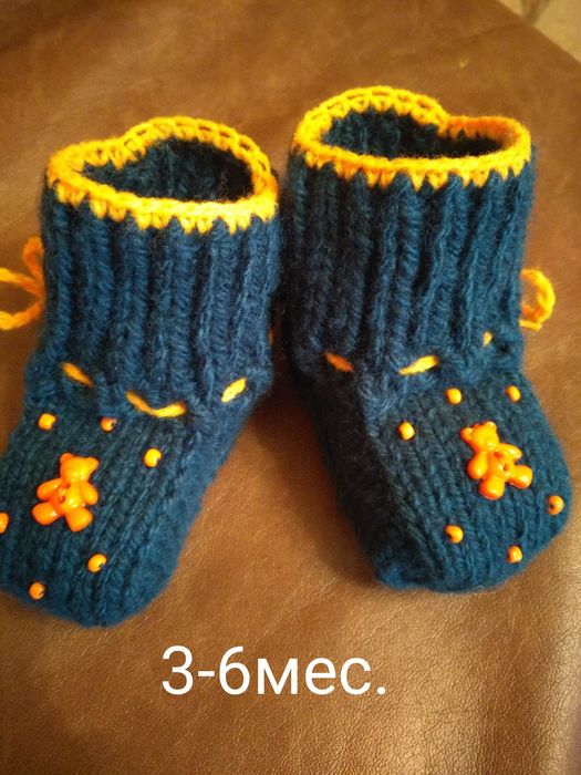 Пинетки вязаные пинетки