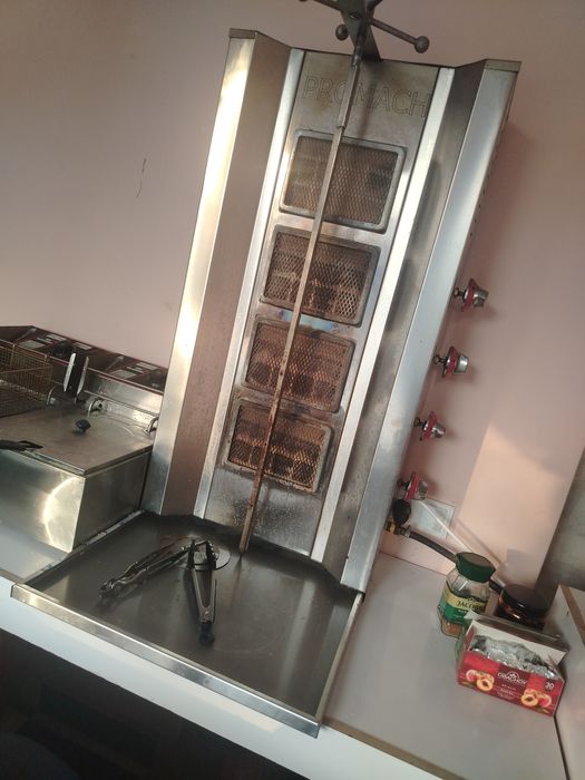 Shovurma aparat gaz pechi