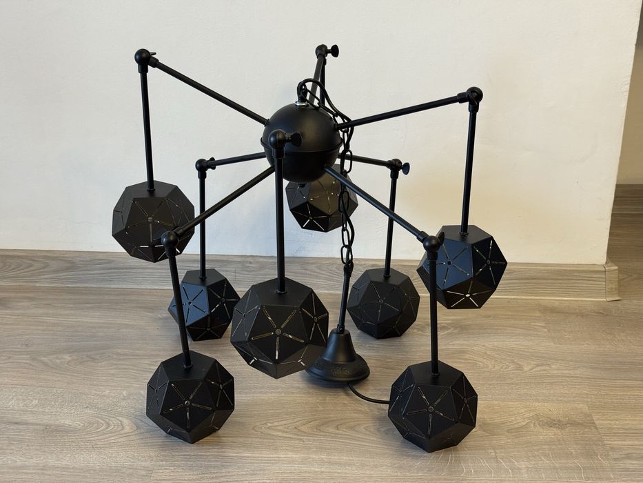 Lustra spider metal steampunk cu becuri incluse