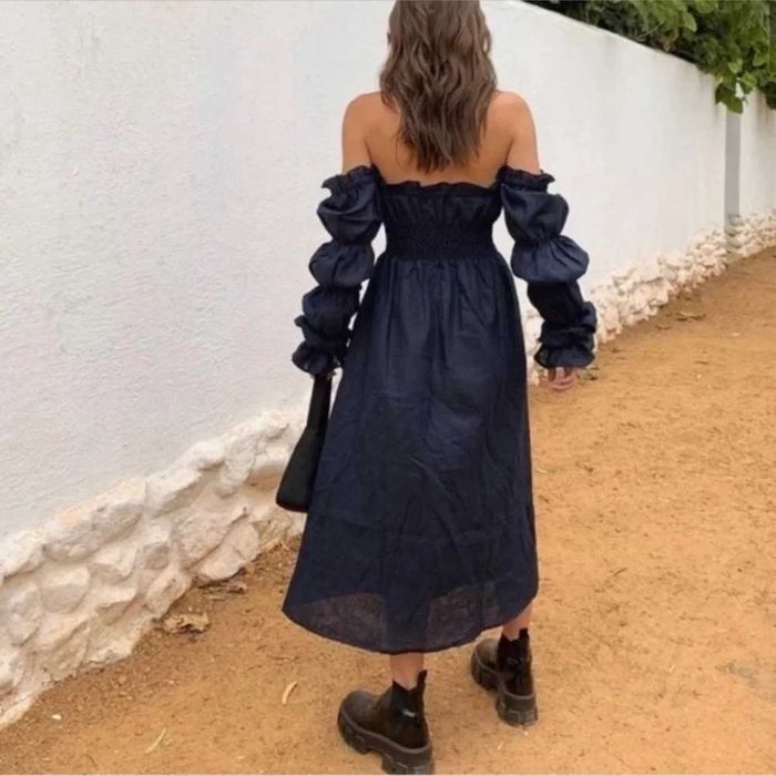 Sleeper Michelin Rochie bleumarin din in