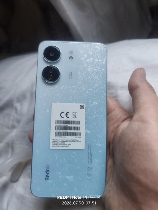 Redmi 13c 6/128 каропка дакумент